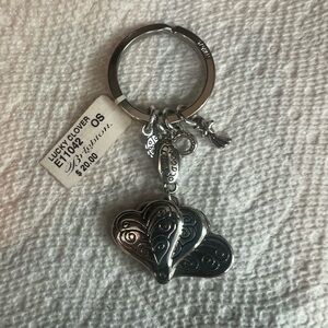 Brighton Silver Heart Keychain